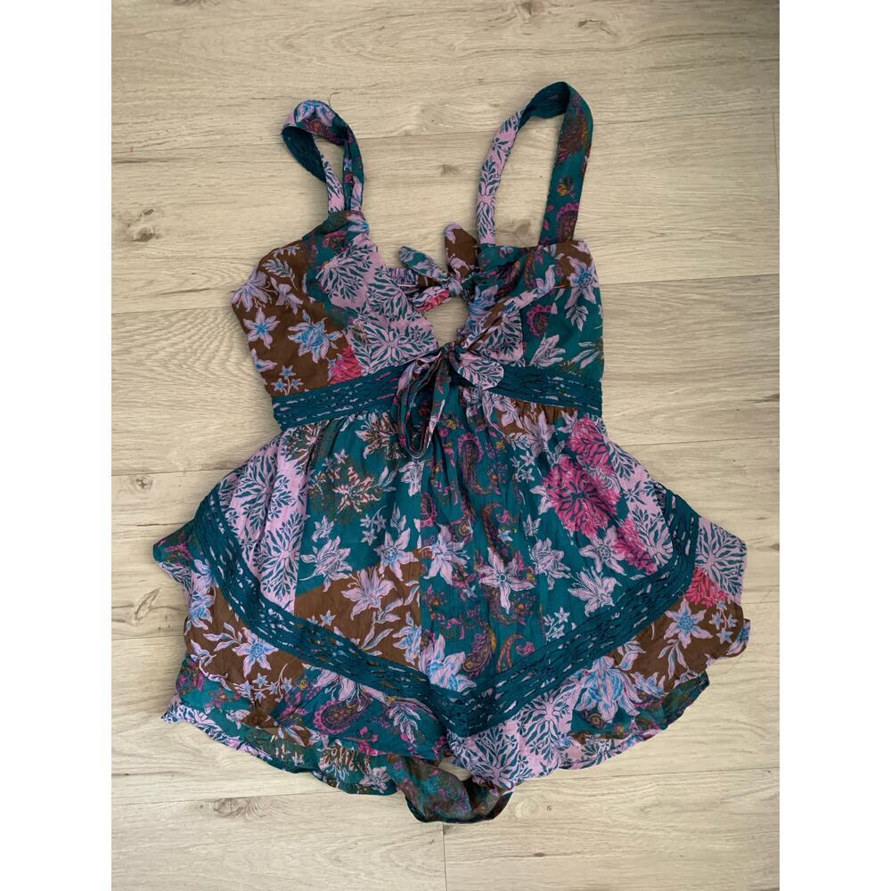 Free People Bali Oletta Romper Size M - Picture 7 of 7